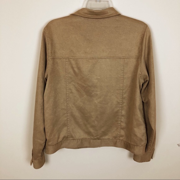 Camel 🐫 Stretch Jacket by Sag Harbor - Picture 3 of 5